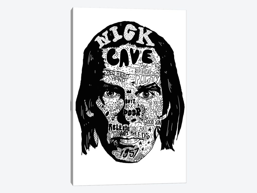 Nick Cave by Nick Cocozza 1-piece Canvas Wall Art