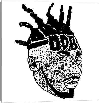 ODB Canvas Art Print - Wu-Tang Clan
