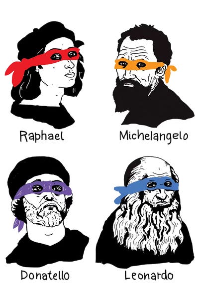 Satirical Humor: Old Masters by Nick Cocozza