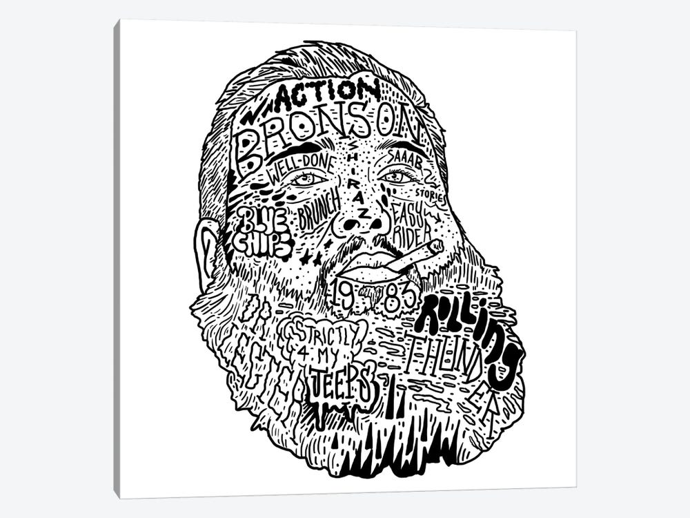 Action Bronson by Nick Cocozza 1-piece Canvas Wall Art