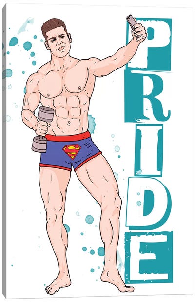 Pride Canvas Art Print - Justice League