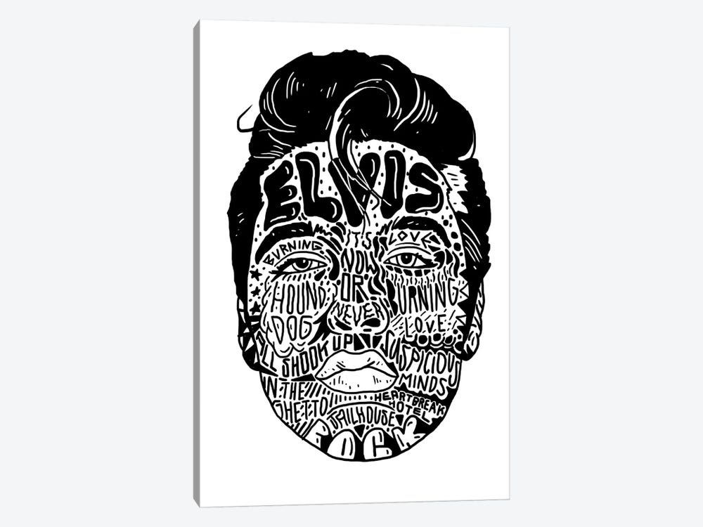Elvis by Nick Cocozza 1-piece Art Print
