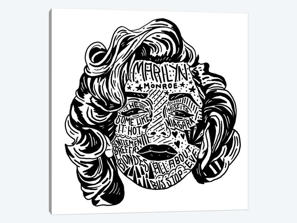 Marilyn by Nick Cocozza 1-piece Art Print