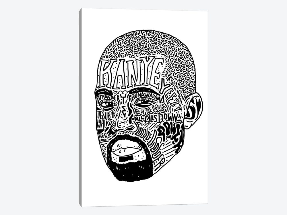 Kanye II by Nick Cocozza 1-piece Art Print