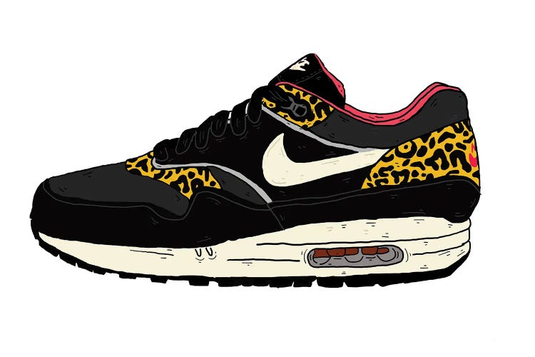 Airmax Leopard by Nick Cocozza wall art