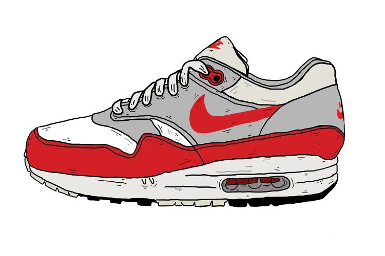 OG Airmax Canvas Artwork by Nick Cocozza | iCanvas