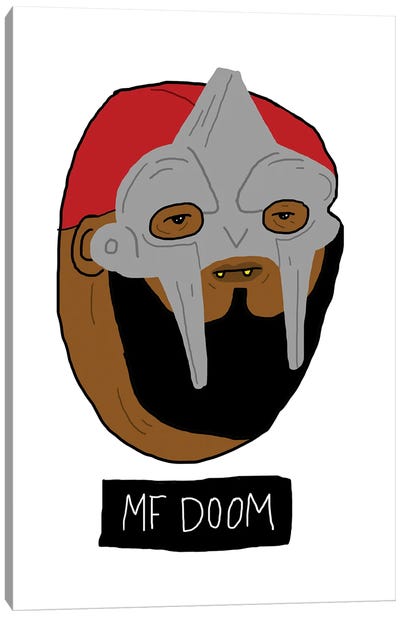 MF Doom Canvas Art Print - Nick Cocozza