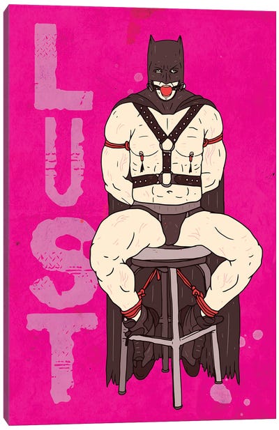 Lust Canvas Art Print - Batman