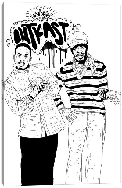 Outkast Canvas Art Print - Andre 3000