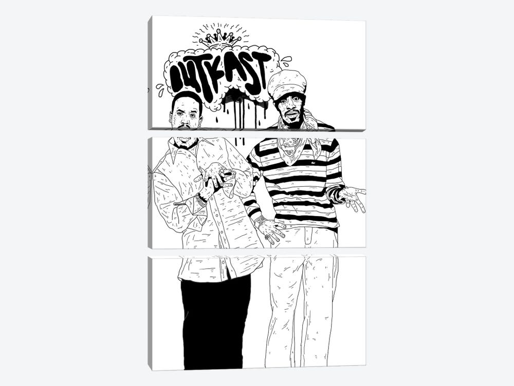 Outkast by Nick Cocozza 3-piece Canvas Art