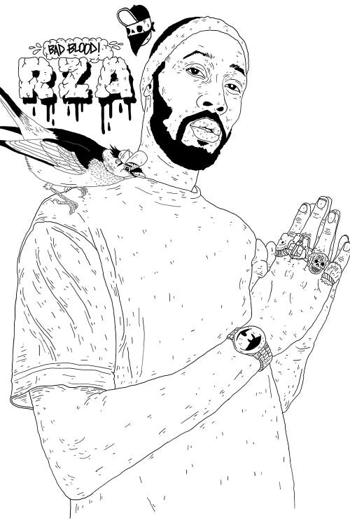 RZA by Nick Cocozza wall art