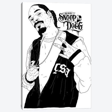 Snoop Canvas Print #CZA96} by Nick Cocozza Canvas Art Print