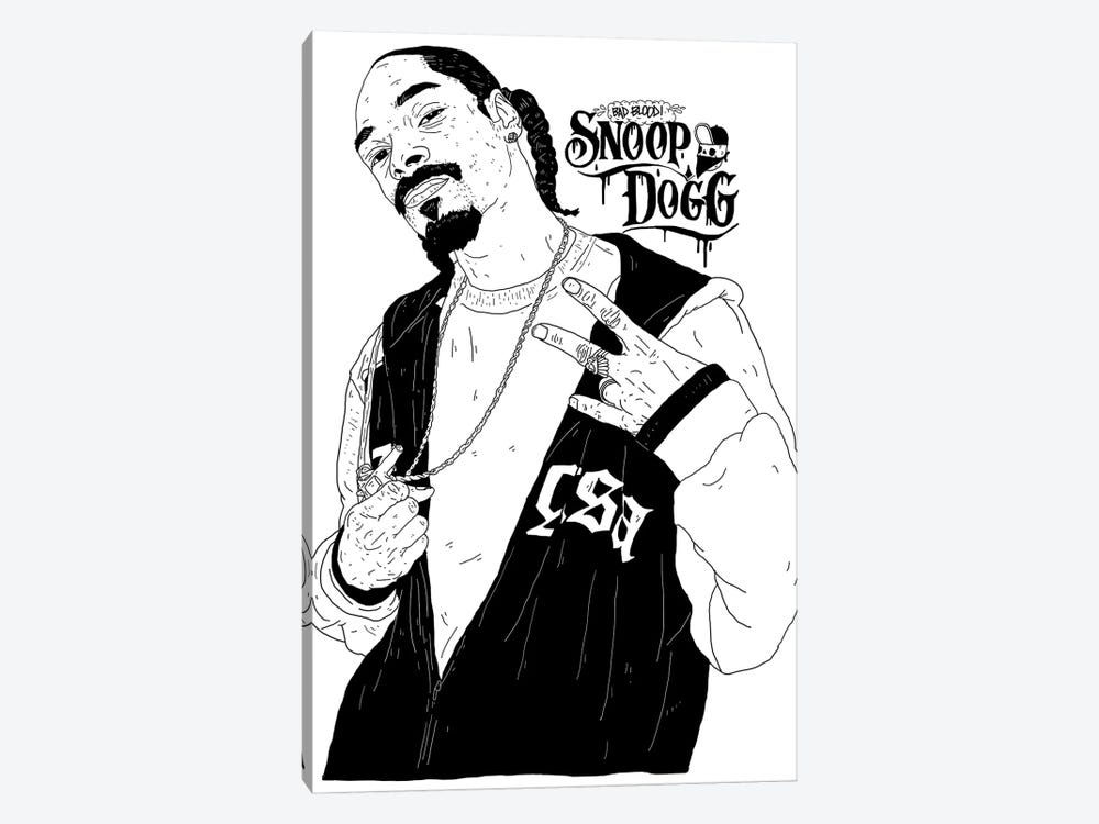 Snoop by Nick Cocozza 1-piece Canvas Wall Art
