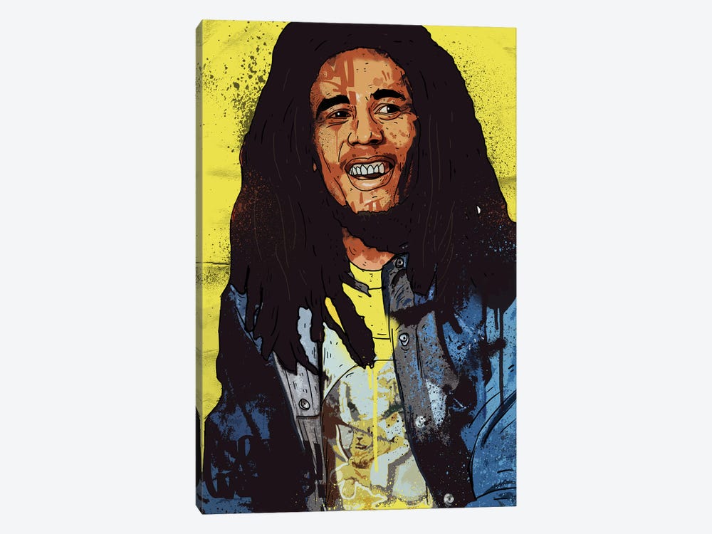 Bob Marley by Nick Cocozza 1-piece Canvas Wall Art