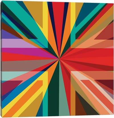 Union Square Pop Rainbow Canvas Art Print - Czar Catstick