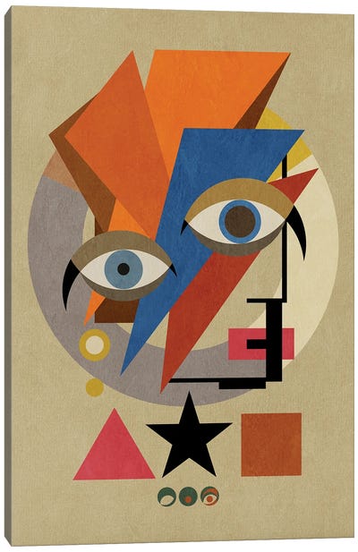 Bauwie Bauhaus I Canvas Art Print - Cubist Visage