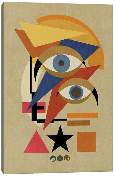 Bauwie Bauhaus III Canvas Art Print - David Bowie