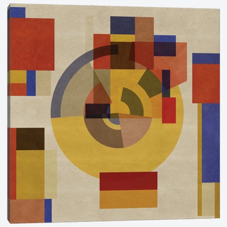 Making Shapes Square II Canvas Print #CZC72} by Czar Catstick Canvas Wall Art