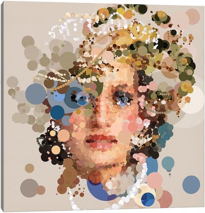 Pop Princess Canvas Art Print - Princess Diana