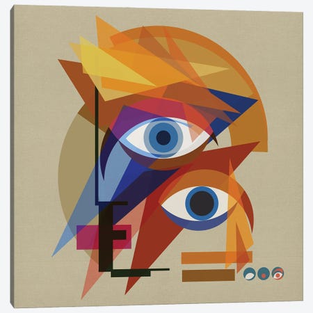 Bauhaus Bowie Canvas Print #CZC9} by Czar Catstick Canvas Art