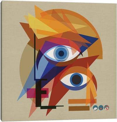 Bauhaus Bowie Canvas Art Print - Czar Catstick