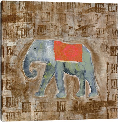 Global Elephant I Canvas Art Print