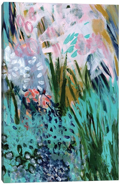 Opulent Floral Strokes I Canvas Art Print