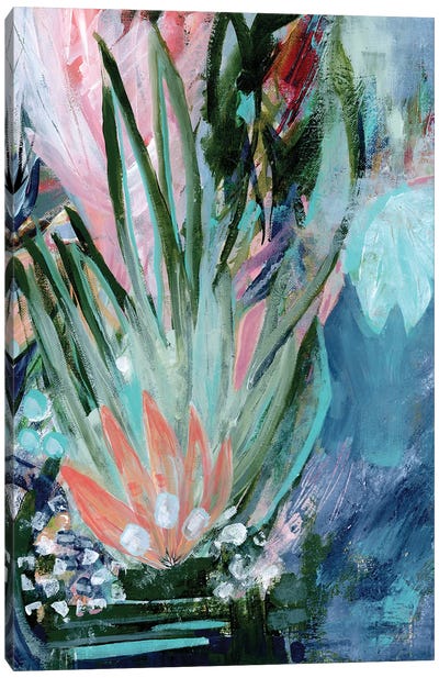 Opulent Floral Strokes VI Canvas Art Print