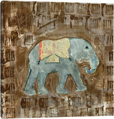 Global Elephant III Canvas Art Print