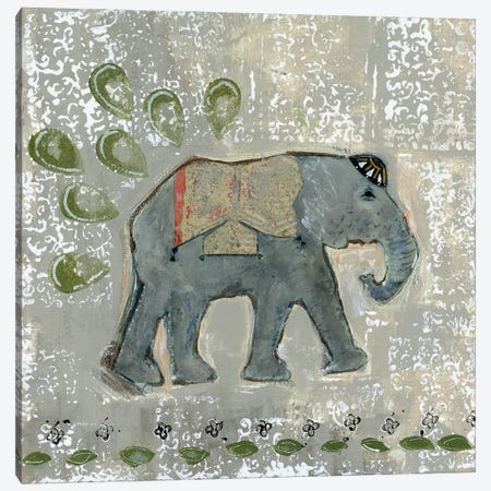 Global Elephant VI Canvas Print #DAA6} by Tara Daavettila Canvas Print