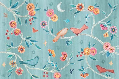 My Bohemian Life II Color by Daphne Brissonnet framed wall art