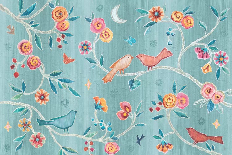 My Bohemian Life II Color by Daphne Brissonnet wall art