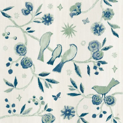 My Bohemian Life III Navy by Daphne Brissonnet canvas print