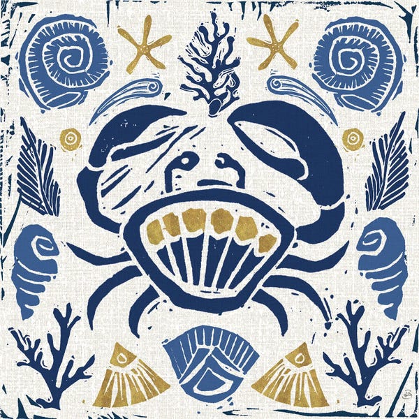 Crabs: Primitive Sea VII by Daphne Brissonnet