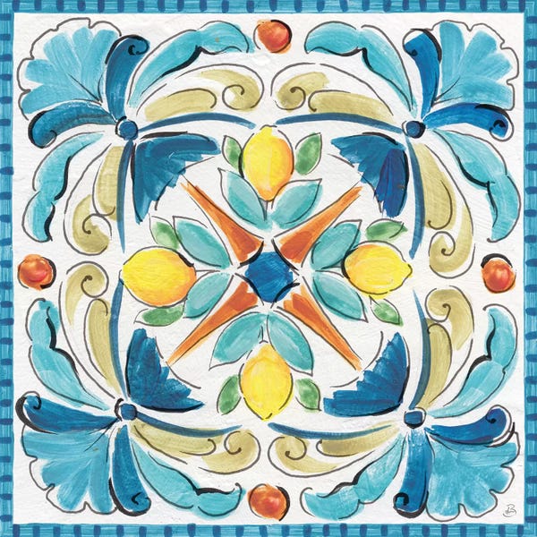 Mediterranean Décor: Mediterranean Breeze XVII by Daphne Brissonnet
