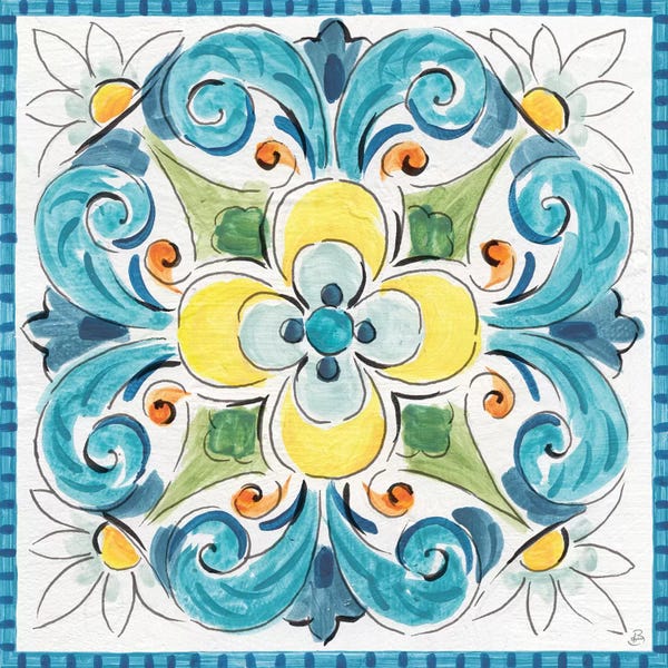 Mediterranean Décor: Mediterranean Breeze XVIII by Daphne Brissonnet