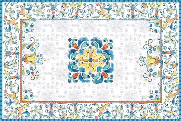 Mediterranean Décor: Mediterranean Breeze III by Daphne Brissonnet