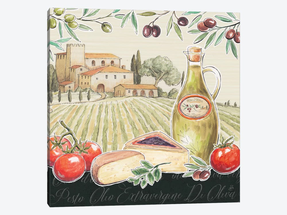 Tuscan Flavor III by Daphne Brissonnet 1-piece Canvas Print