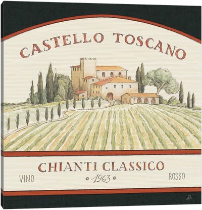 Tuscan Flavor IV Canvas Art Print - Vineyard Art