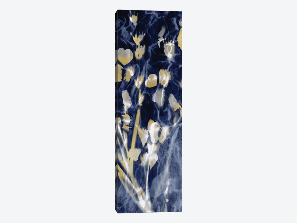Indigo Nature with Gold I by Danielle Carson 1-piece Canvas Wall Art
