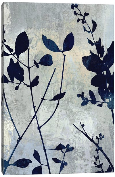Nature Blue Silhouette I Canvas Art Print - Danielle Carson