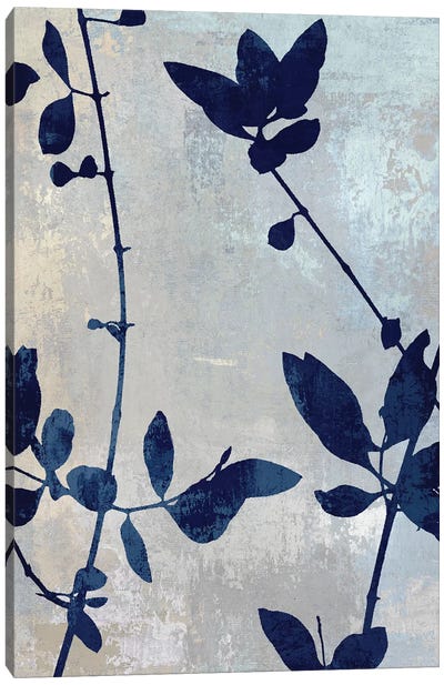 Nature Blue Silhouette II Canvas Art Print - Danielle Carson