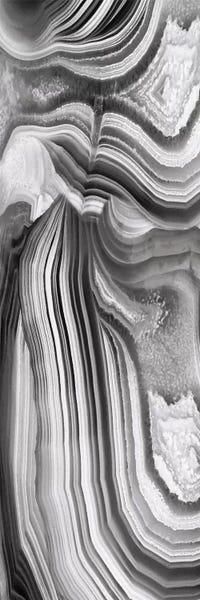 Black & White: Agate Panel Grey II by Danielle Carson