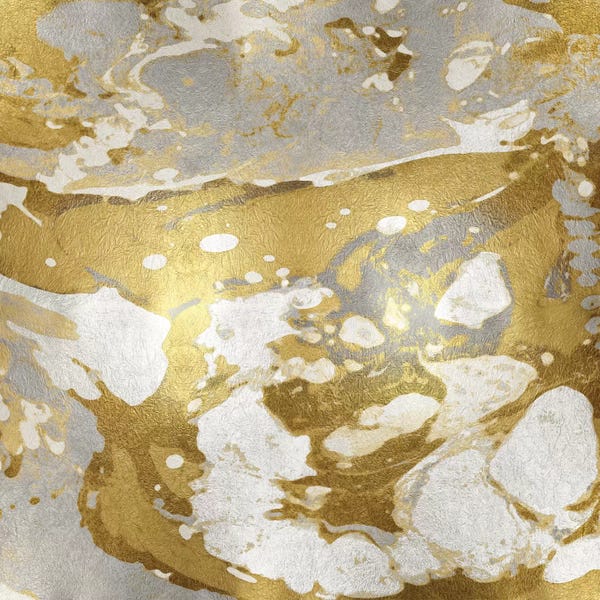 Danielle Carson: Marbleized In Gold And Silver by Danielle Carson