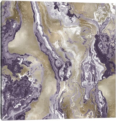 Onyx Amethyst Canvas Art Print - Ultra Earthy