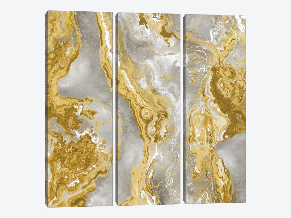 Onyx Golden by Danielle Carson 3-piece Canvas Artwork