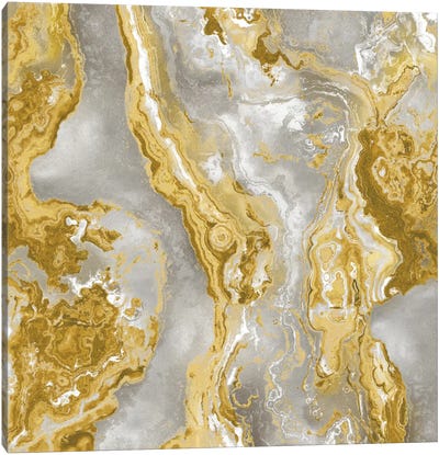 Onyx Golden Canvas Art Print