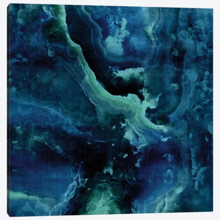 Stone With Blue And Green Canvas Print #DAC97} by Danielle Carson Canvas Art Print