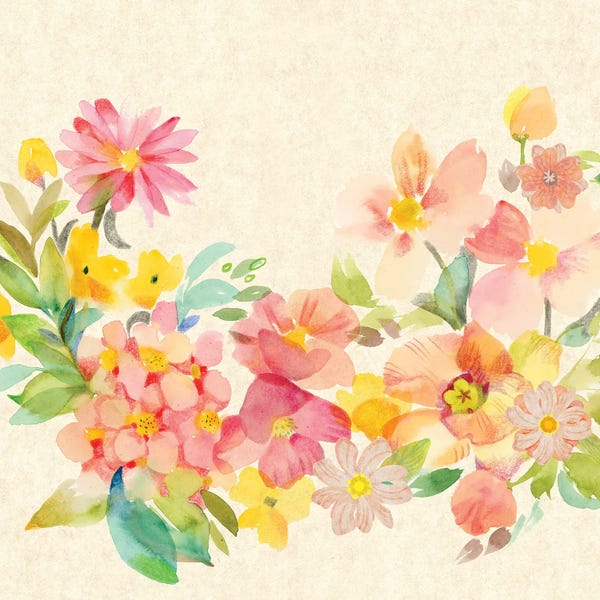 Textured Florals III