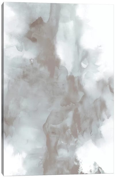 Derive In Grey III Canvas Art Print - Minimalist Abstract Art